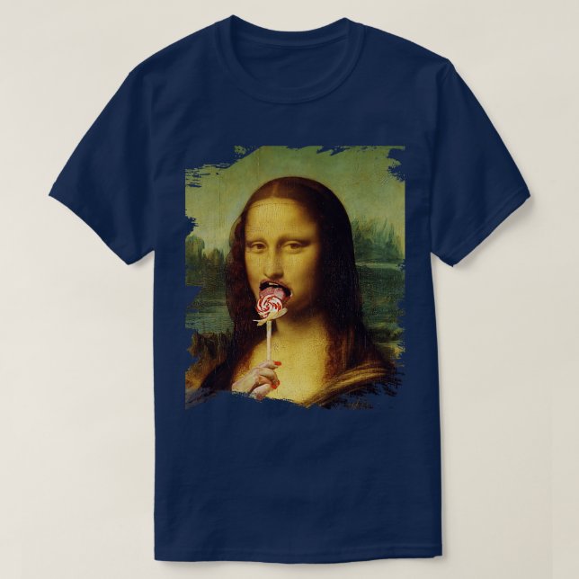 Mona Lollipop Lisa T Shirt (Design framsida)