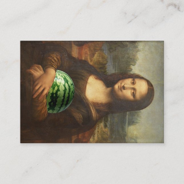 Mona "Melona" Lisa Kärlek Sweet Watermelons Visitkort (Framsida)