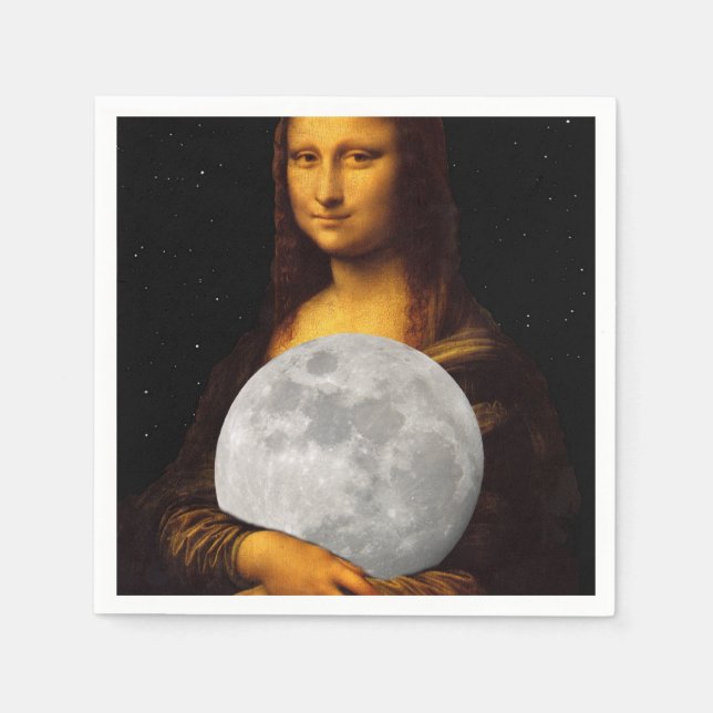 Mona Moona Lisa Pappersservett (Framsidan)