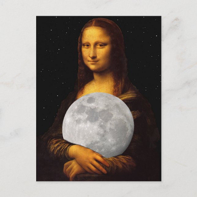 Mona Moona Lisa Vykort (Framsida)