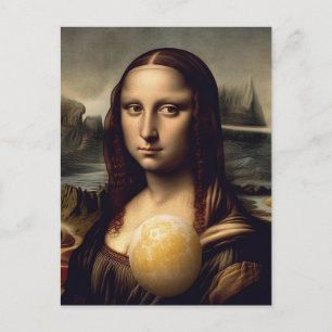 Mona och en Planet Vykort