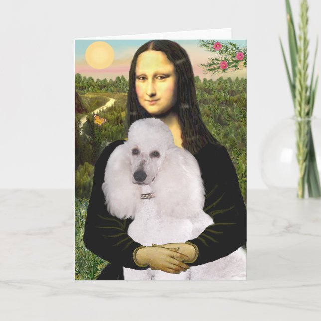 Mona-Pood-White-Standard Pudel Kort (Framsida)