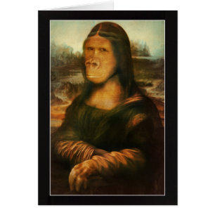 Mona Rilla alias Mona Lisa Hälsningskort