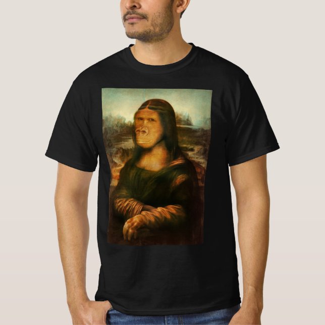Mona Rilla alias Mona Lisa T Shirt (Framsida)