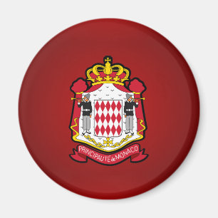 Monacan vapensköld magnet
