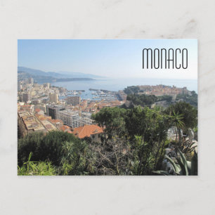 Monaco Bay-vykort Vykort