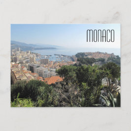 Monaco Bay-vykort Vykort