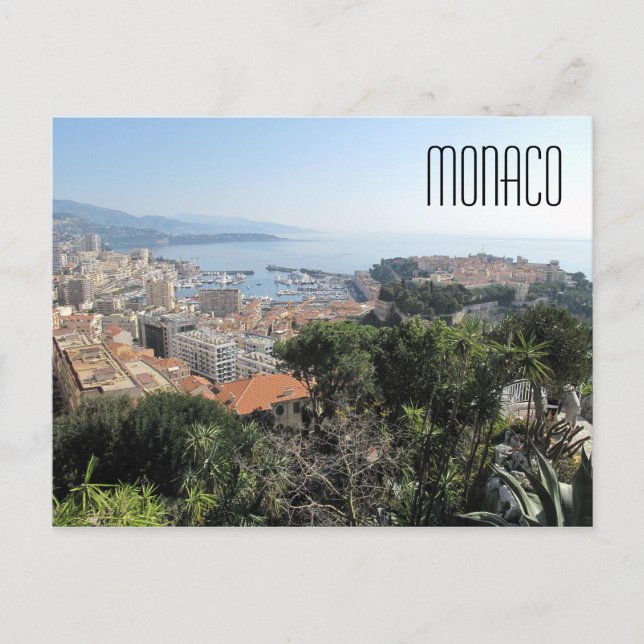 Monaco Bay-vykort Vykort (Framsida)