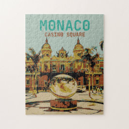 Monaco Casino Côte d'Azur illustration Frankrike Pussel