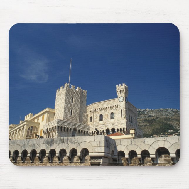 Monaco, Cote d'Azur, Furstepalats. Musmatta (Framsidan)