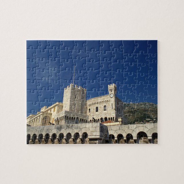 Monaco, Cote d'Azur, Furstliga palatset. Pussel (Horisontell)