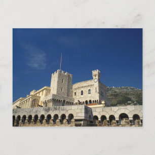 Monaco, Cote d'Azur, Furstliga palatset. Vykort