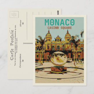 Monaco Cote d'Azur, synpunkten Casino Vykort