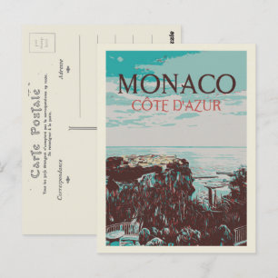 Monaco Cote d'Azur, synpunkten Sten Vykort