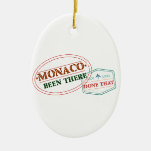 Monaco där gjort det julgransprydnad keramik