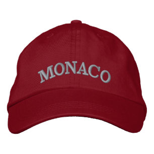 Monaco Emeioderad Anpassningsbar Baseball Hat Broderad Keps