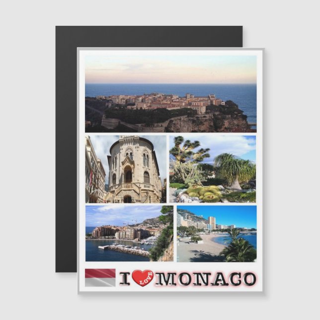 Monaco - Europa - I Kärlek - (Fram/baksida)