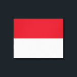 Monaco-flagga Canvastryck<br><div class="desc">Detta projekt är utmärkande för Monacos flagga (officiellt Furstendömet Monaco), som är en suverän stad i land och en suverän mikrostat på Fransken Riviera i Westerna Europa. Den gränsar till Frankrike norr, öster och väster och till Medelhavet söder. Principen är allmänt erkänd för att vara ett av de dyraste och...</div>