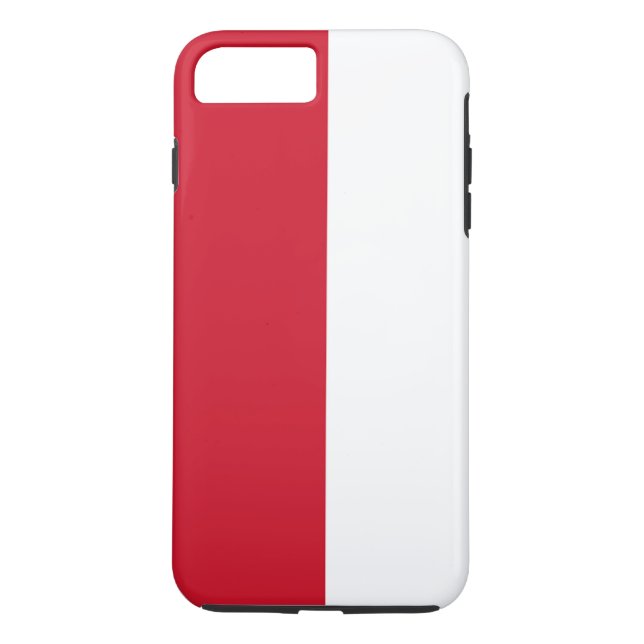 Monaco-flagga Case-Mate iPhone Skal (Baksida)