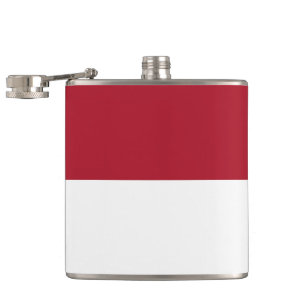 Monaco flagga fickplunta