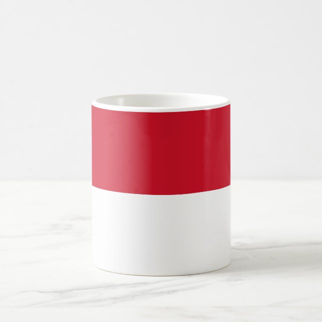 Monaco Flagga Kaffemugg (Center)