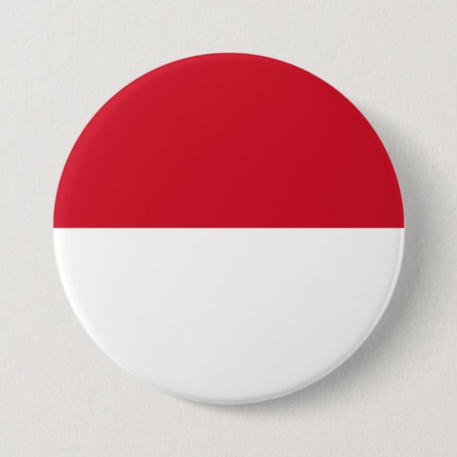 Monaco-flagga Knapp (Framsida)