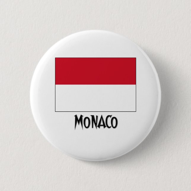 Monaco flagga knapp (Framsida)