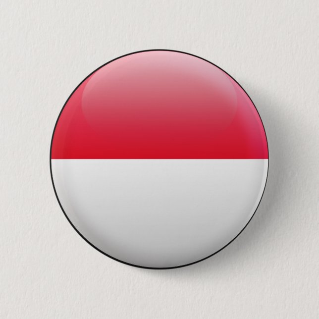 Monaco flagga knapp (Framsida)
