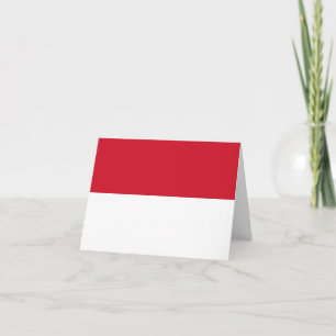 Monaco Flagga Kort