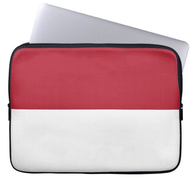 Monaco flagga laptop fodral (Framsidan)