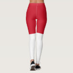 Monaco-flagga Leggings<br><div class="desc">Detta projekt är utmärkande för Monacos flagga (officiellt Furstendömet Monaco), som är en suverän stad i land och en suverän mikrostat på Fransken Riviera i Westerna Europa. Den gränsar till Frankrike norr, öster och väster och till Medelhavet söder. Principen är allmänt erkänd för att vara ett av de dyraste och...</div>
