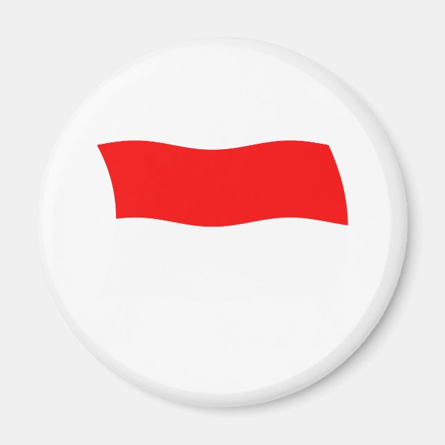 Monaco Flagga Magnet (Framsidan)