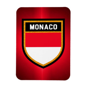 Monaco flagga magnet