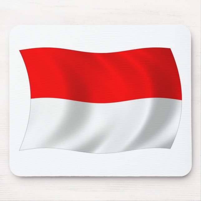 Monaco Flagga Mousepad Musmatta (Framsidan)