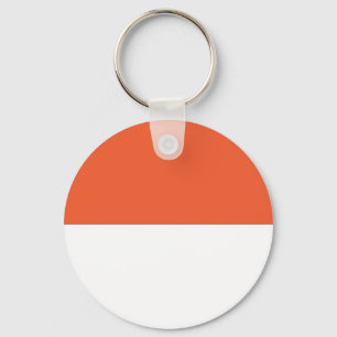 Monaco flagga nyckelring