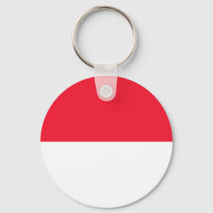 Monaco Flagga Nyckelring