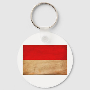 Monaco flagga nyckelring