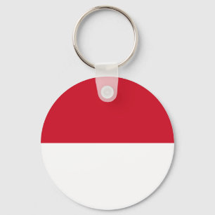 Monaco Flagga Nyckelring