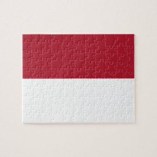 Monaco flagga pussel