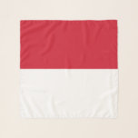 Monaco Flagga Sjal<br><div class="desc">Patriotisk flagga i Monaco.</div>