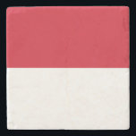 Monaco Flagga Stenunderlägg<br><div class="desc">Patriotisk flagga i Monaco.</div>