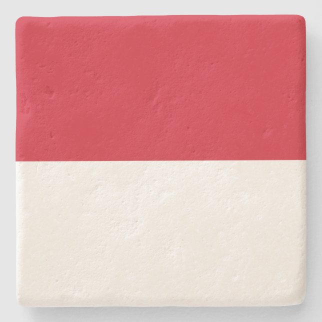 Monaco-flagga Stenunderlägg (Framsidan)