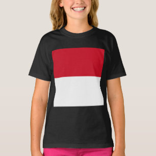 Monaco-flagga T Shirt