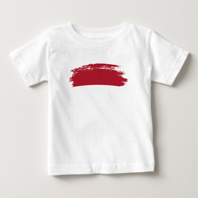 Monaco flagga t shirt (Framsida)