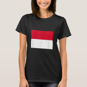 Monaco flagga t shirt