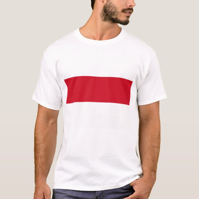 Monaco Flagga T Shirt (Framsida)