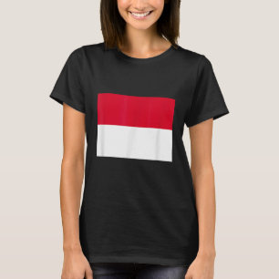 Monaco flagga t shirt
