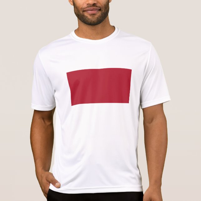 Monaco flagga t shirt (Framsida)