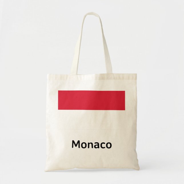 Monaco Flagga Tygkasse (Framsidan)