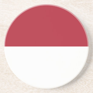 Monaco flagga underlägg